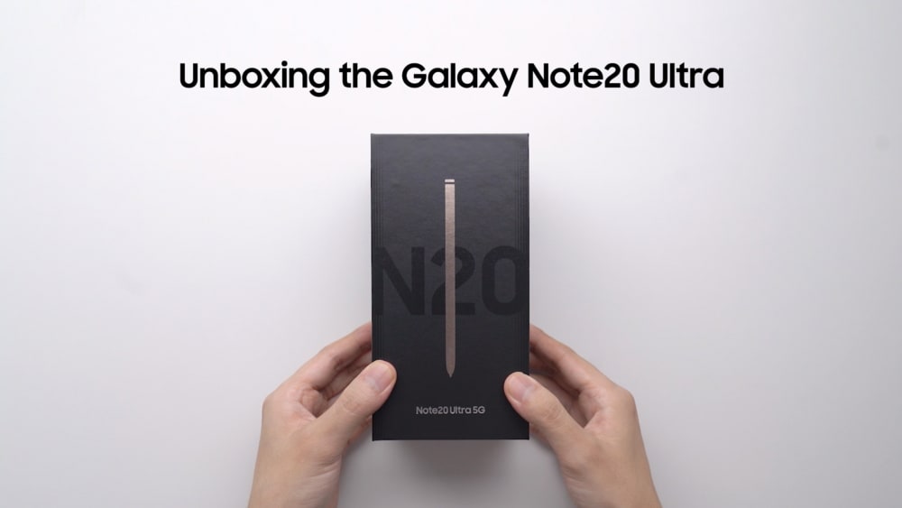 Unboxing del Samsung Galaxy Note 20 Ultra