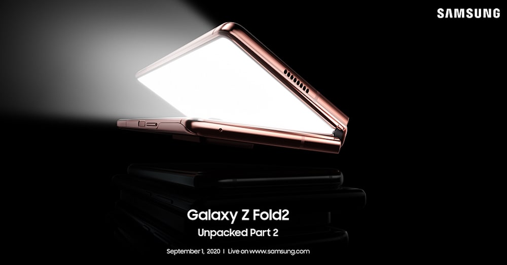 Samsung te invita al Unpacked del Galaxy Z Fold 2
