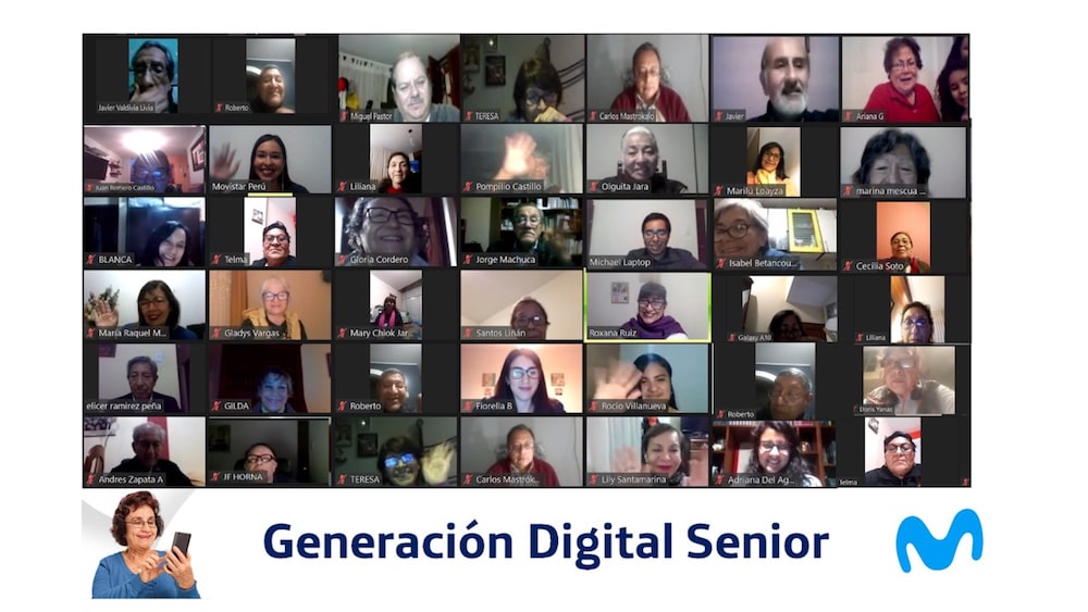 Generación Digital Senior: Digitalización de adultos mayores con Movistar