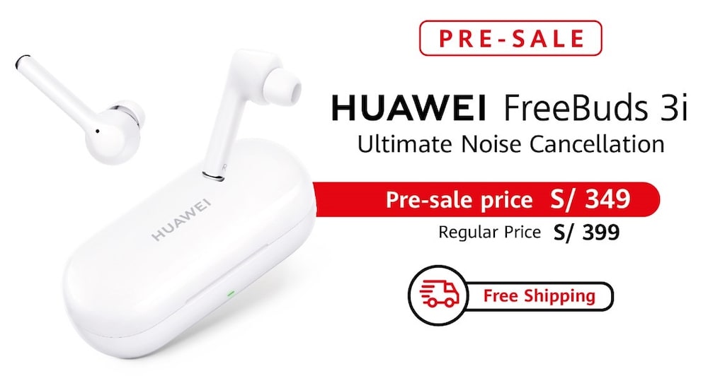 Audífonos Huawei FreeBuds 3i en atractiva promoción