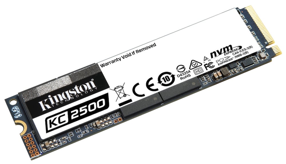 La SSD NVMe PCIe KC2500 es lo nuevo de Kingston