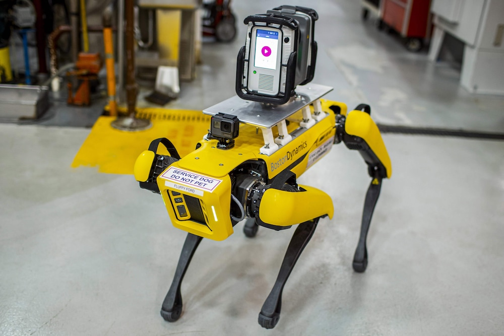Perros robots de Ford que optimizan la eficiencia en la producción