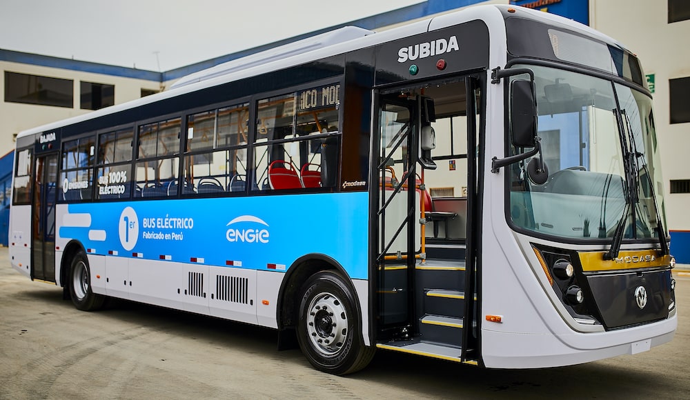 El primer bus 100% eléctrico hecho en Perú