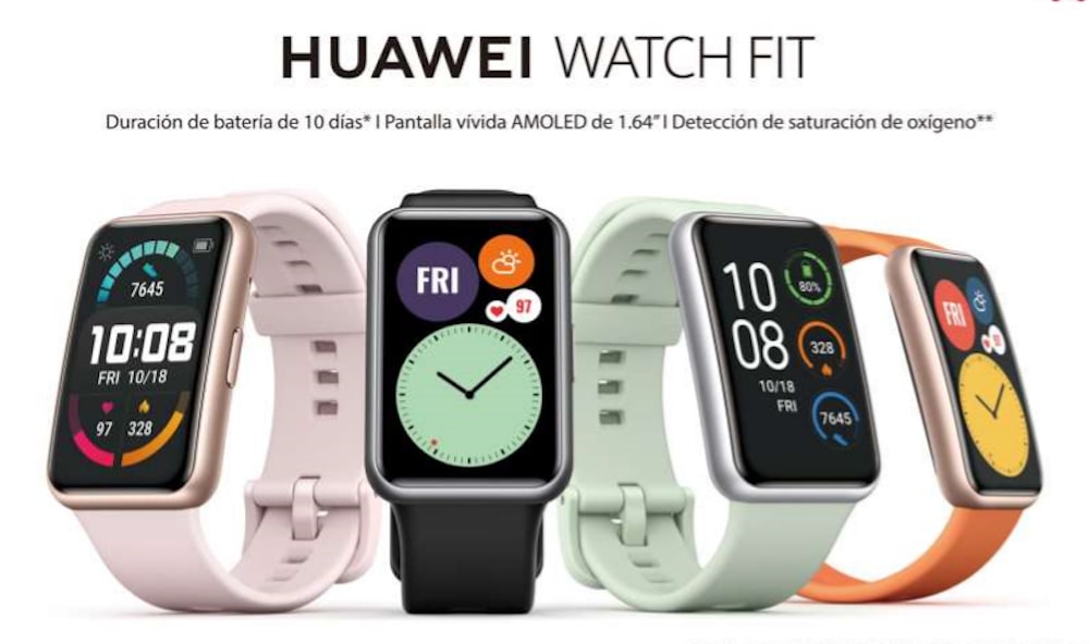 Llegó de forma oficial al Perú el Huawei Watch Fit