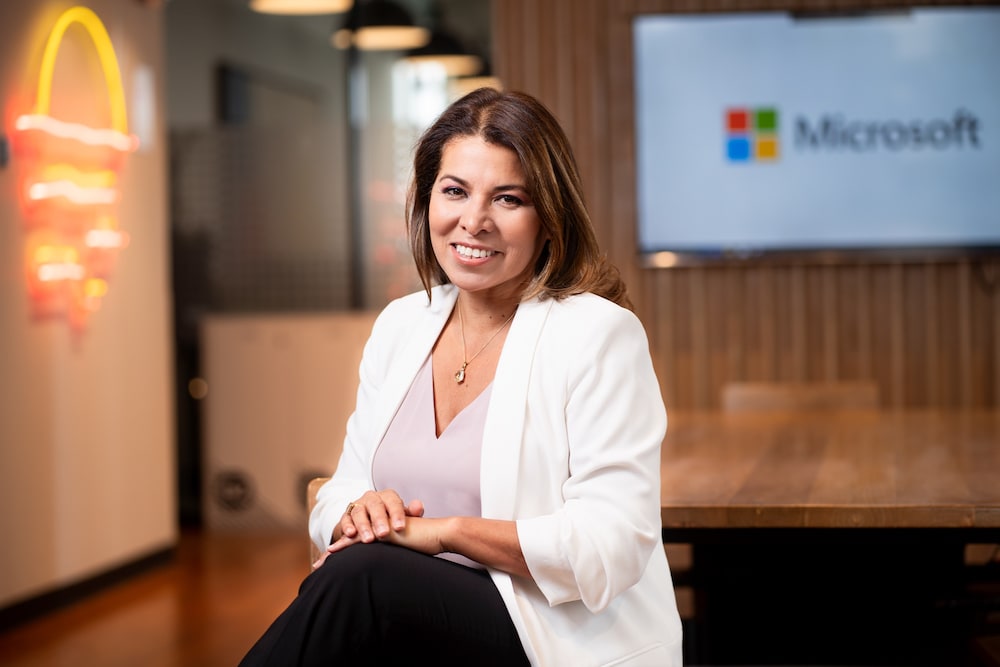 Giovanna Cortez de Microsoft, líder en el sector tecnología en Perú