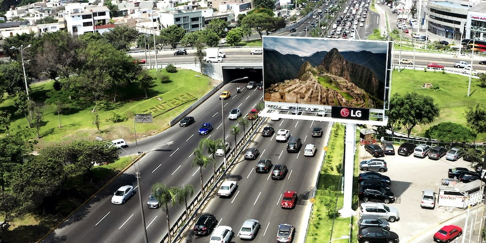 Pantallas LED de LG Perú destacan por su visibilidad en Lima