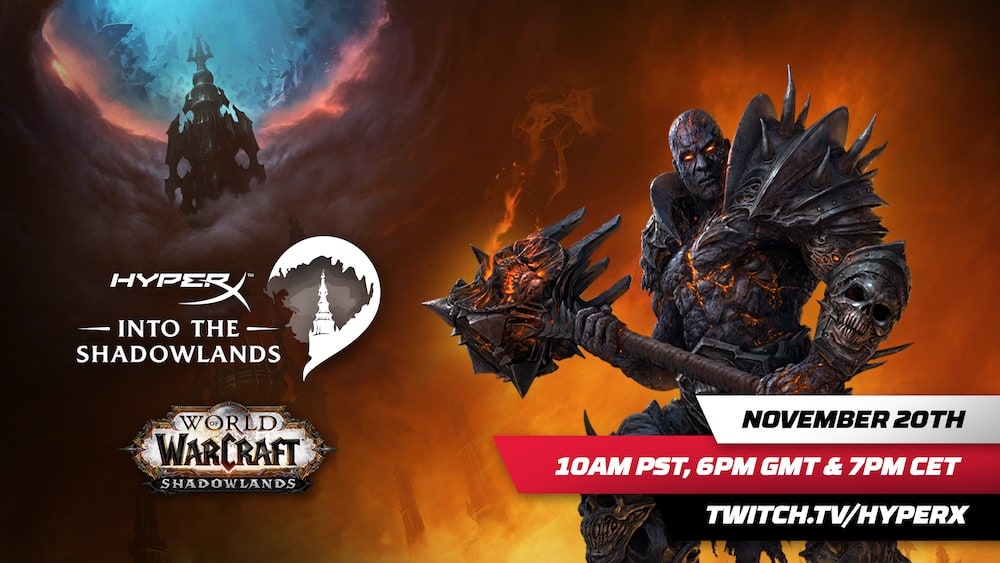 HyperX y Blizzard celebran el lanzamiento de World of Warcraft Shadowlands