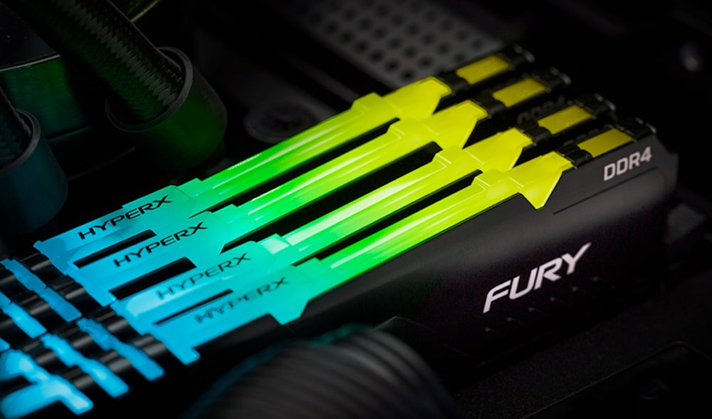HyperX anuncia extensión de la línea de memoria FURY DDR4 RGB