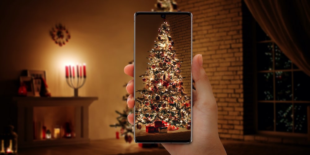 LG Velvet y las mejores fotografías en Navidad 2020