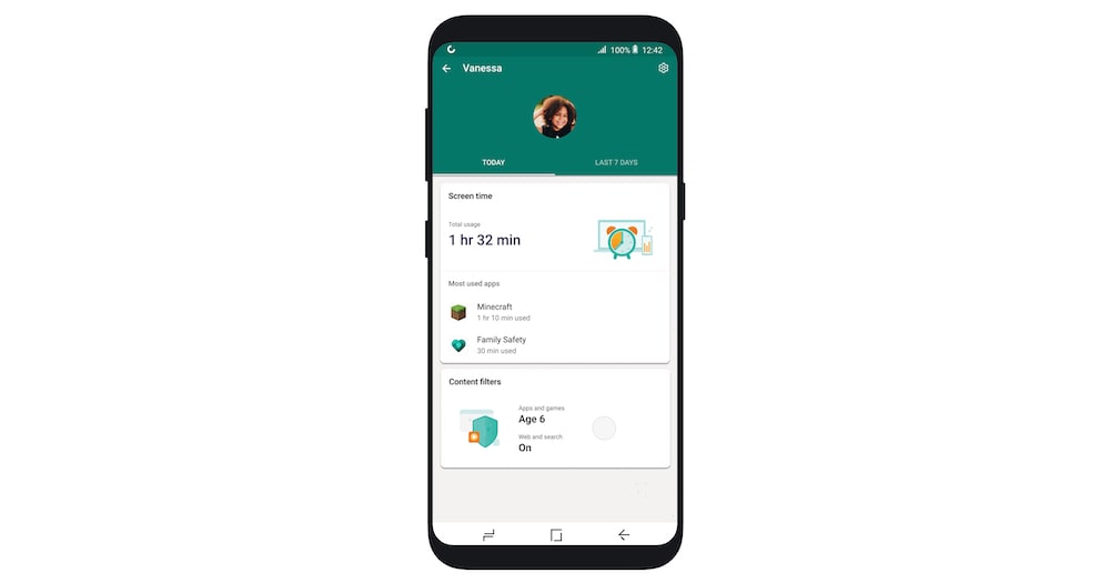 Microsoft Family Safety ayuda a construir h&aacute;bitos digitales saludables