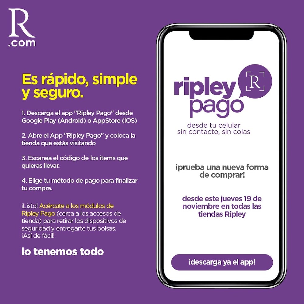 #RipleyPago: App para comprar de forma segura