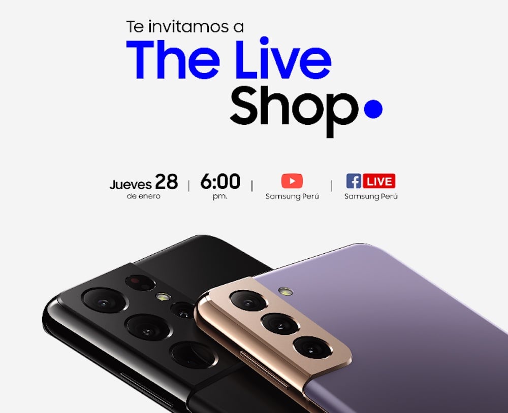 Samsung te invita a participar del evento The Live Shop
