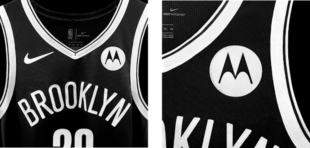 Patrocinio oficial de Motorola y Brooklyn Nets