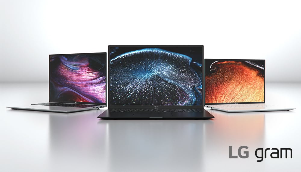 Las laptop LG gram 2021 con pantallas 16:10 y nuevo diseño