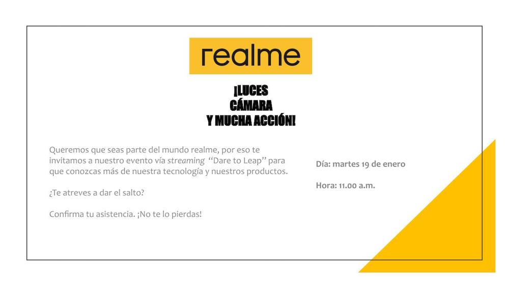 Realme llegó a Perú y anuncia su primer evento en 2021