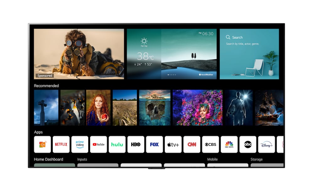 Smart TV de LG webOS 6.0 con rediseño