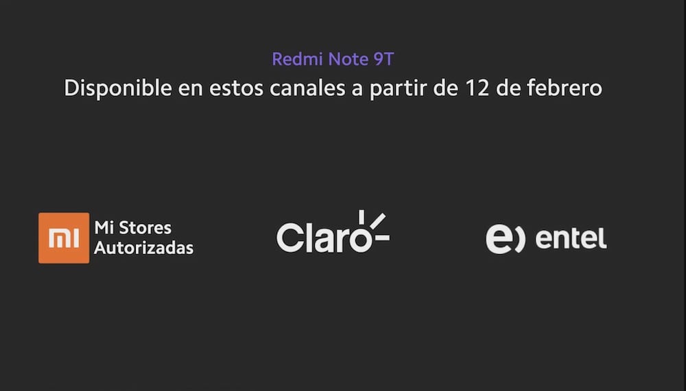 El Xiaomi Redmi Note 9T con 5G lleg&oacute; a Per&uacute;