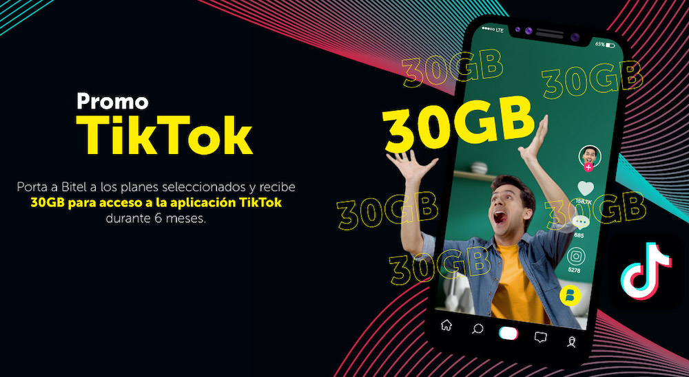 Bitel ofrece gran beneficio para usuarios de TikTok