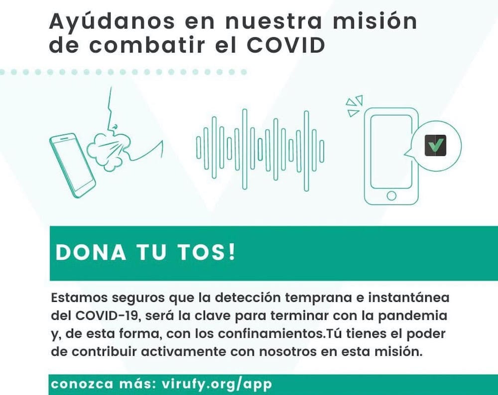 Virufy: Aplicación contribuye con la detección del coronavirus