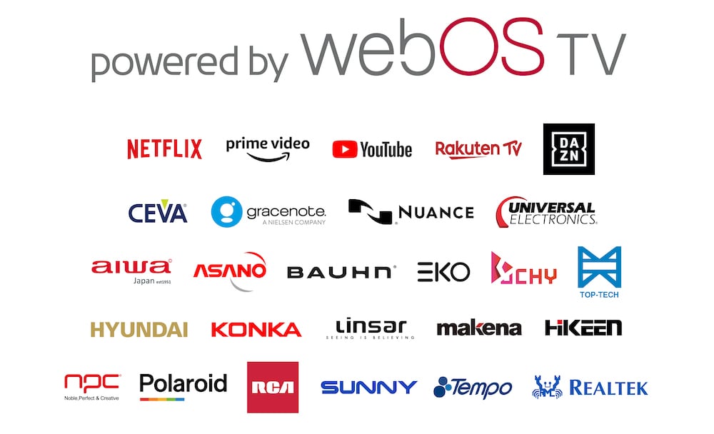 WebOS de LG se expande a otras marcas de televisores