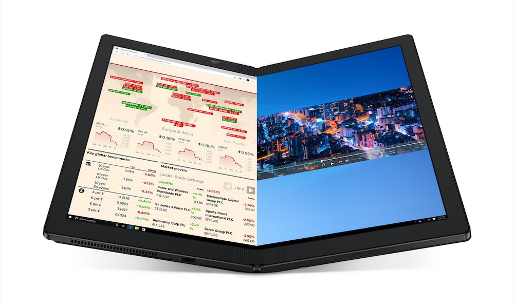 Laptop plegable Lenovo ThinkPad X1 Fold llegó a Perú