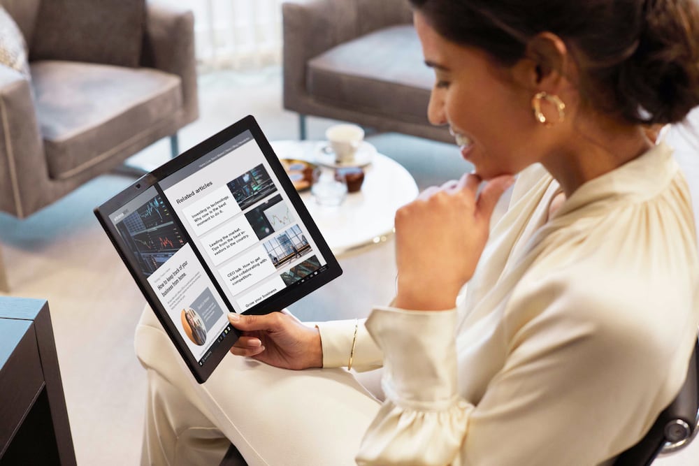 Laptop plegable Lenovo ThinkPad X1 Fold llegó a Perú
