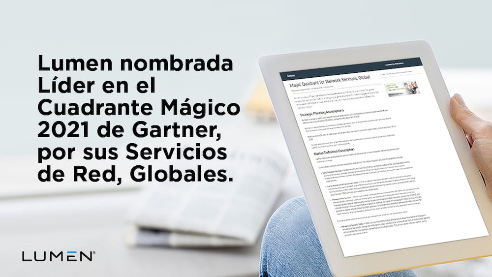 Lumen, líder en servicios globales de red según Gartner