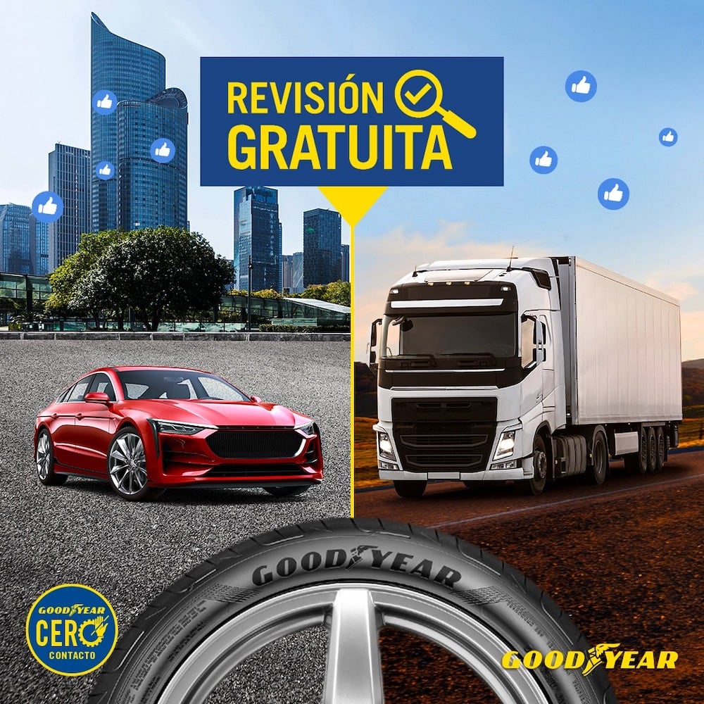 Goodyear ofrecerá revisión gratuita de su vehículo