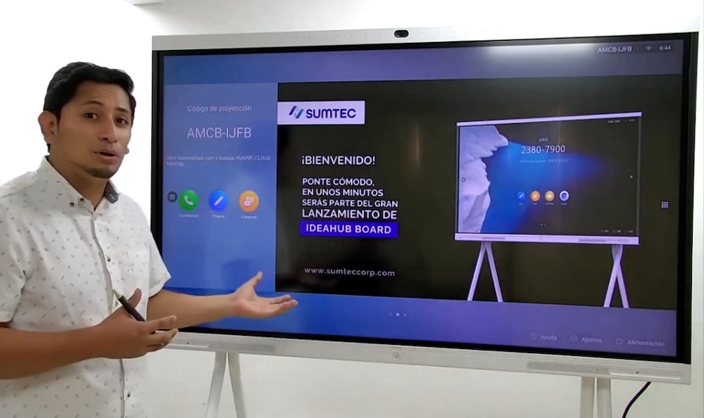 Sumtec presentó la IdeaHub Board de Huawei a sus canales de ventas
