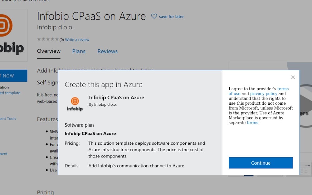 Soluciones de Infobip disponibles en Microsoft Azure