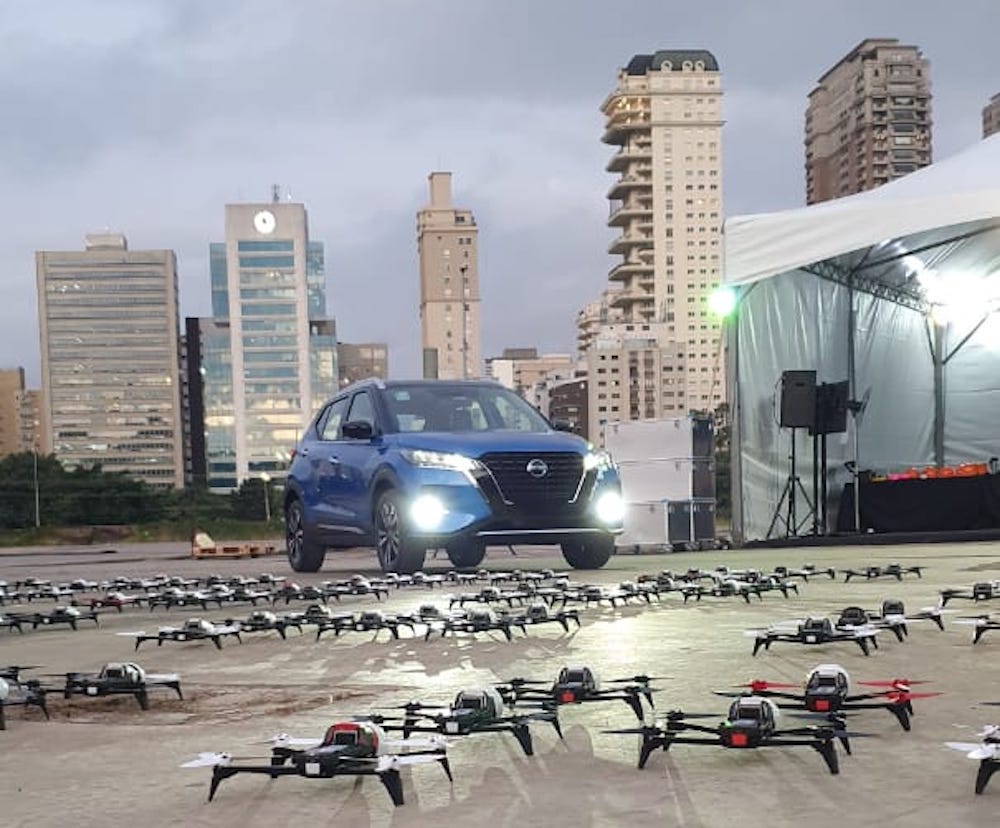 Nissan Kicks: Detrás de escena del show de drones de Brasil
