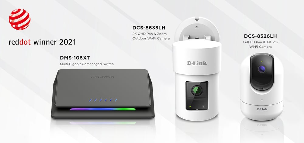 D-Link obtiene tres premios Red Dot por sus dise&ntilde;os