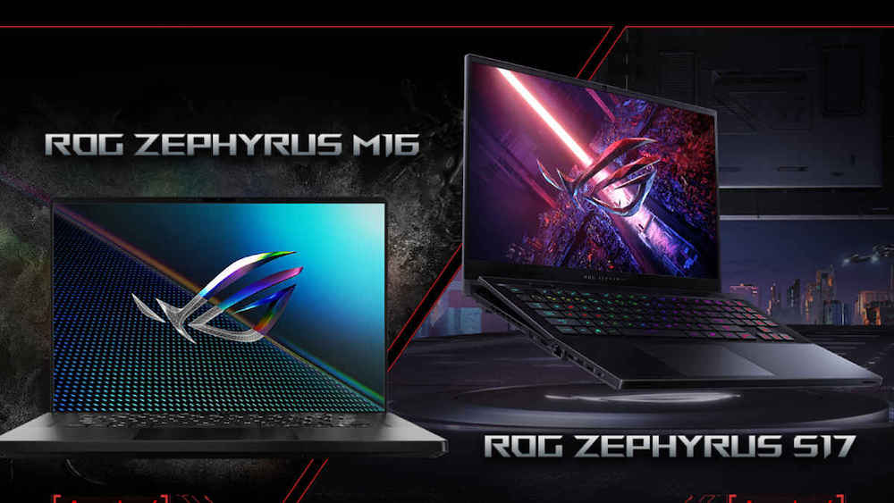Nuevos portátiles Gaming ROG Zephyrus S17 y Zephyrus M16