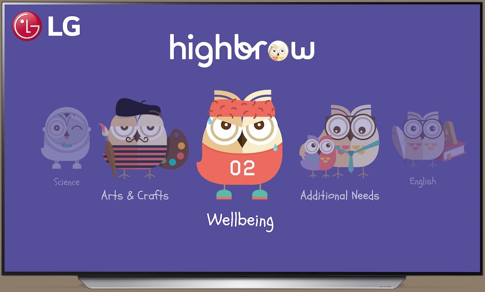 LG y Highbrow ofrecen contenido de TV educativo de calidad