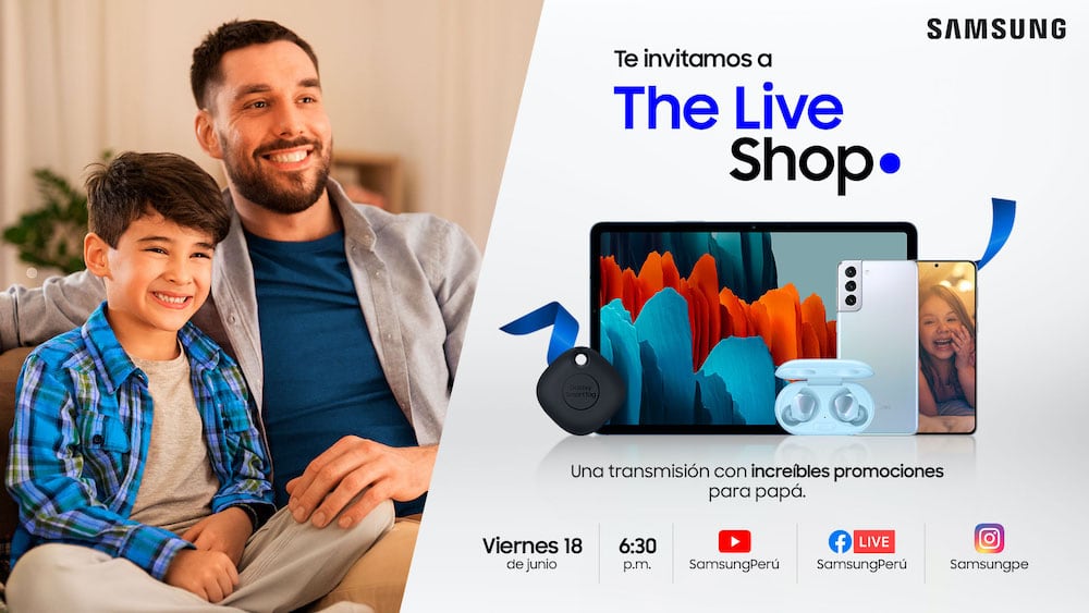 The Liveshop de Samsung y los regalos del Día del Padre