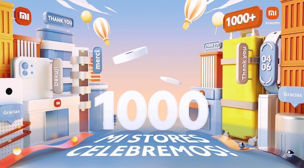 Xiaomi cuenta con 1000 tiendas f&iacute;sicas en todo el mundo