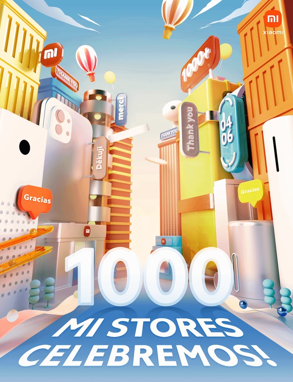 Xiaomi cuenta con 1000 tiendas físicas en todo el mundo