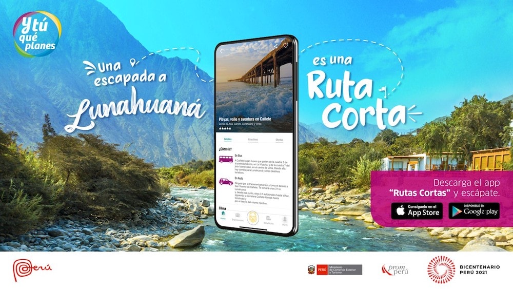 Aplicativo móvil para viajar a destinos cercanos en Perú