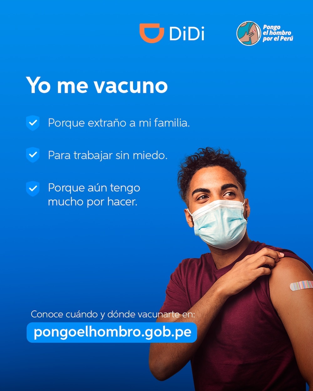 DiDi pone el hombro contra la COVID-19