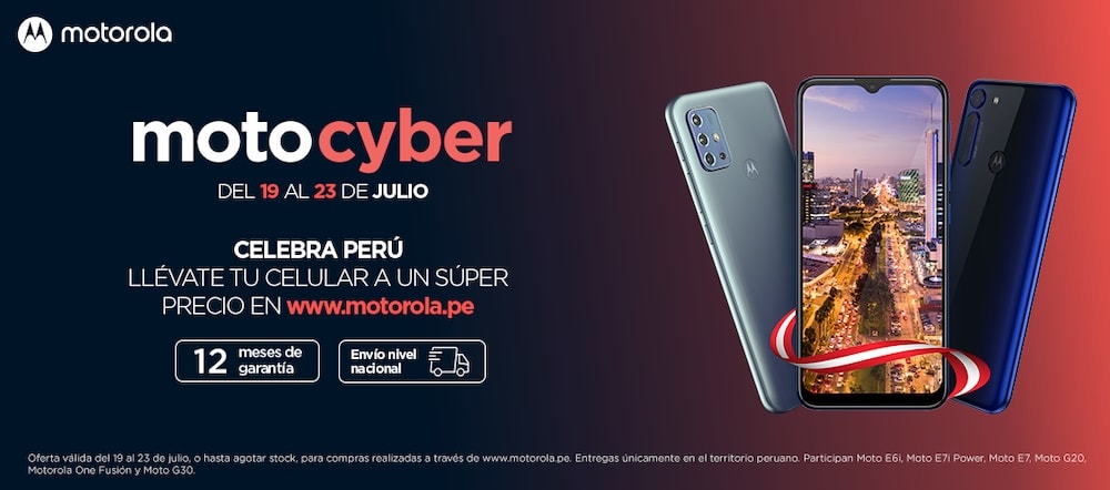 Hello MotoCyber Perú con promociones especiales de Motorola