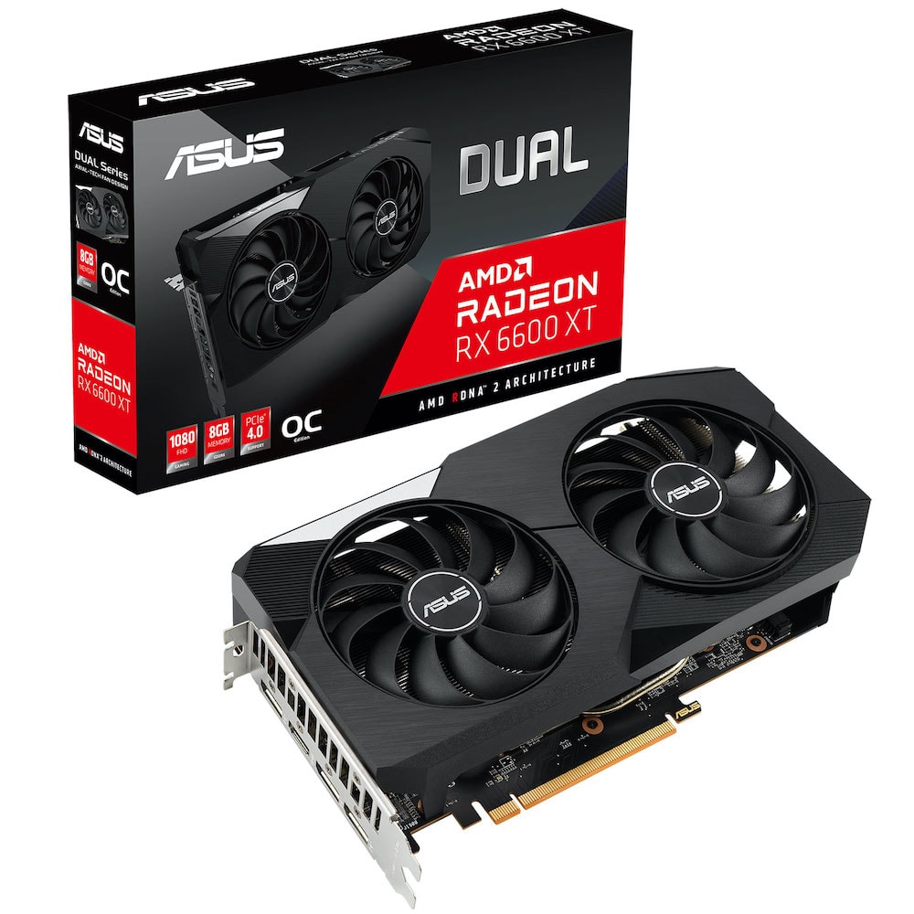 Asus anuncia las tarjetas gráficas AMD Radeon RX 6600 XT
