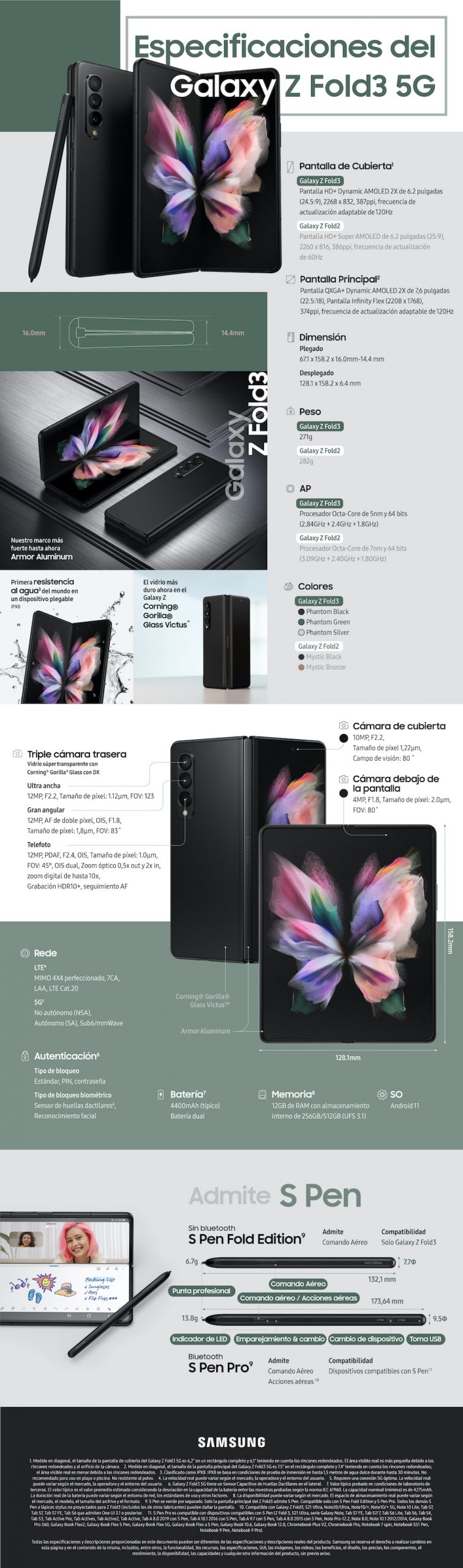 Galaxy Z Fold3 5G potencia la productividad y el entretenimiento
