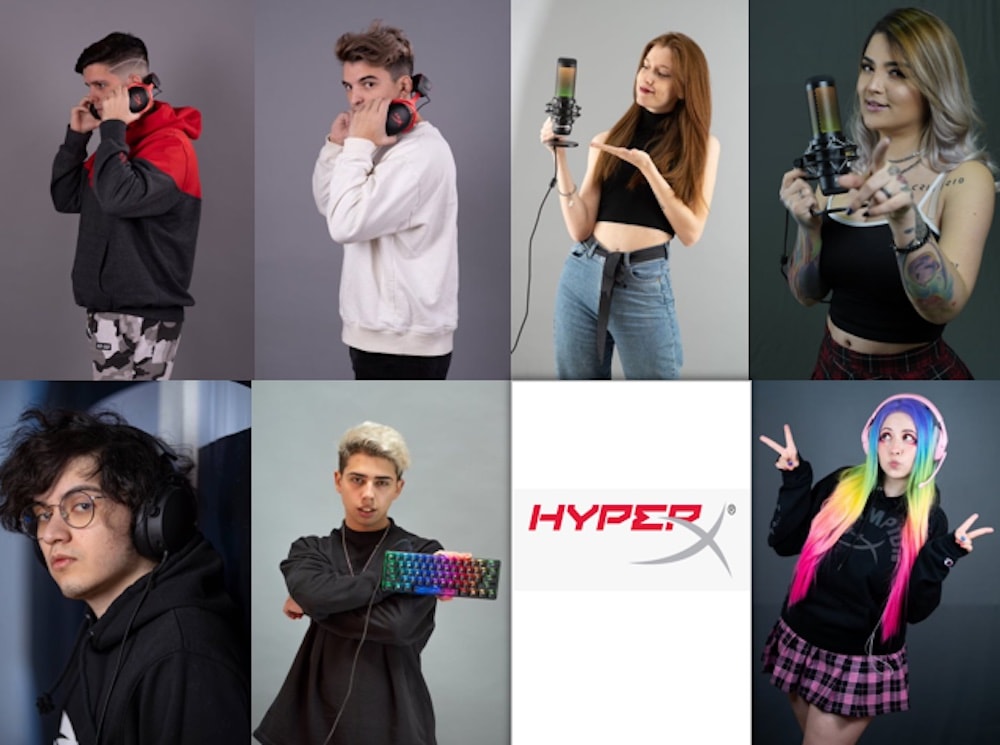 Las experiencias de los influencers de HyperX