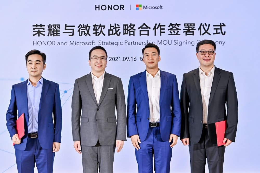 HONOR anuncia alianza estratégica con Microsoft