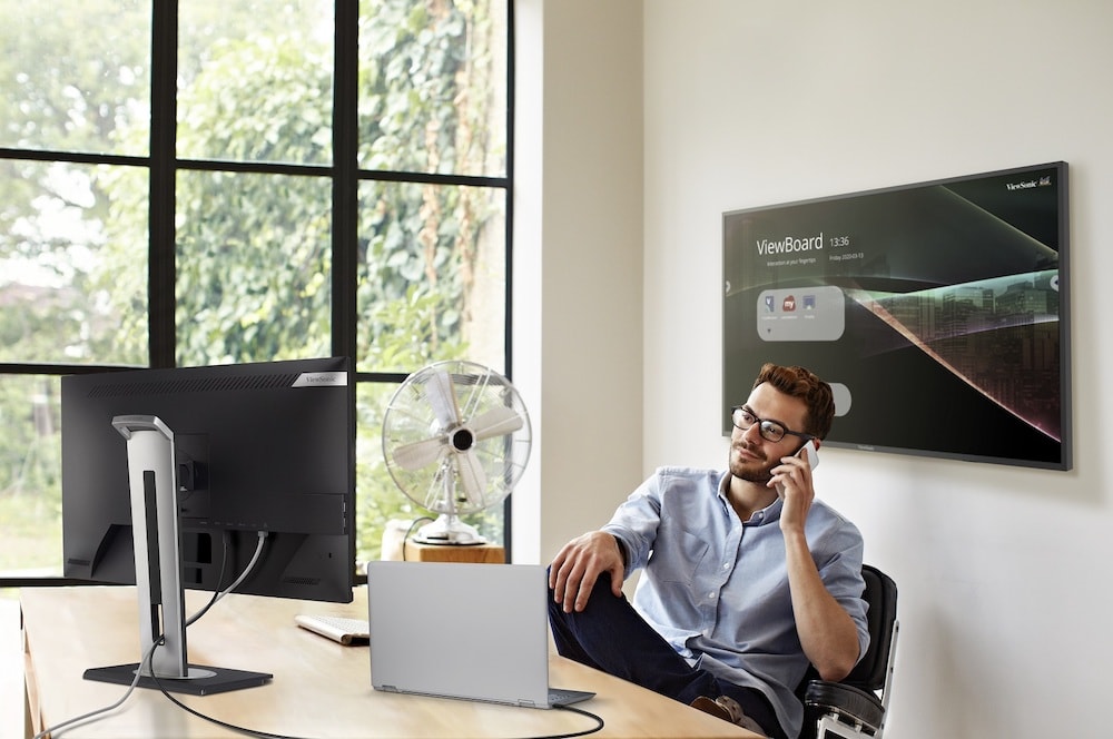 ViewSonic ViewBoard IFP4320 para ambientes peque&ntilde;os de trabajo h&iacute;brido