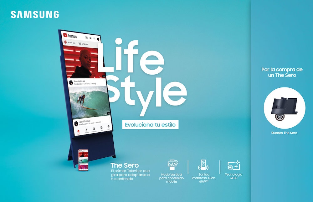 Nueva categoría de Lifestyle TV en Samsung Perú