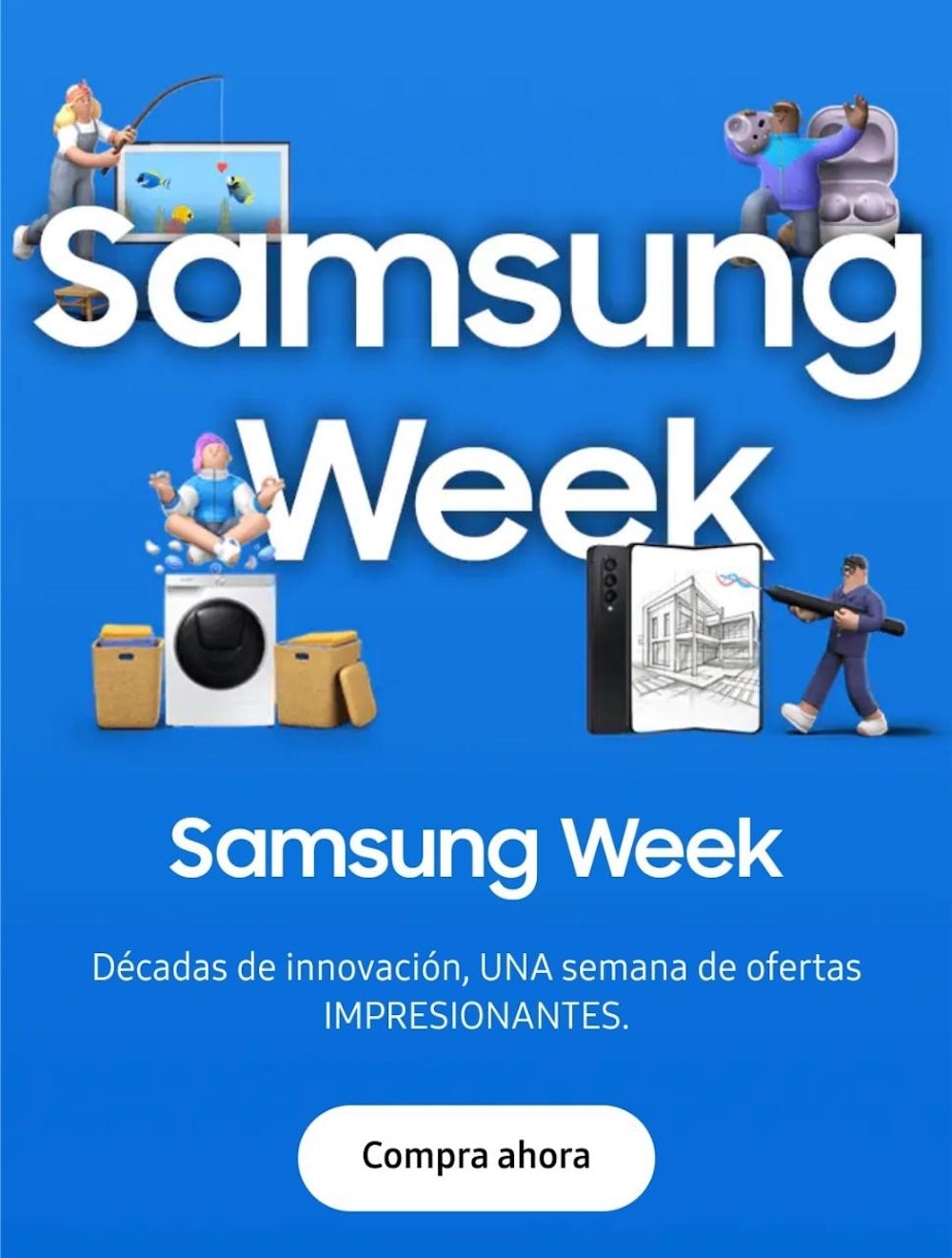 Samsung Week: Increíbles descuentos en tus equipos favoritos