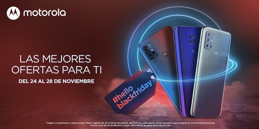 Motorola Perú dice #HelloBlackFriday