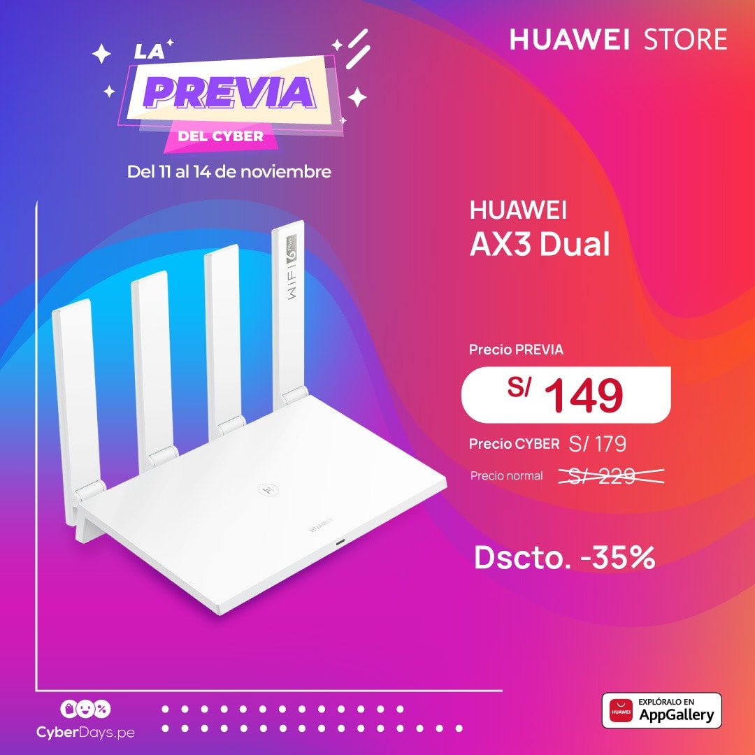 Cyber Huawei: Los mejores descuentos hasta el 14 de noviembre