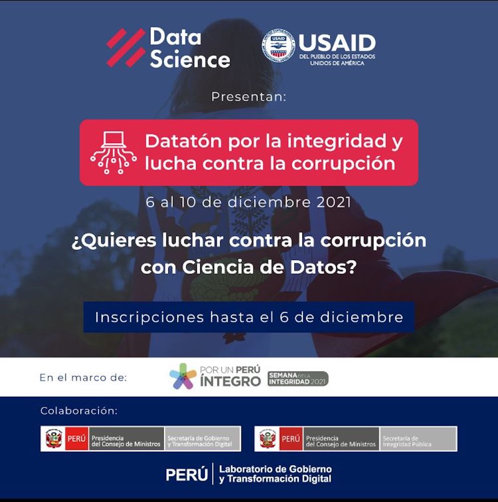 Datat&oacute;n por la integridad y lucha contra la corrupci&oacute;n